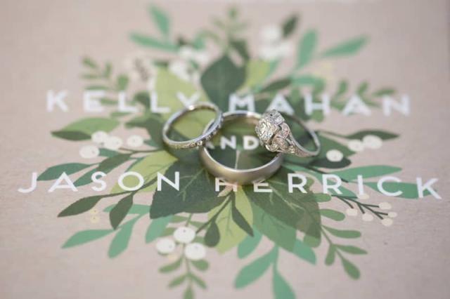 Rings for Kelly & Jason’s Wedding