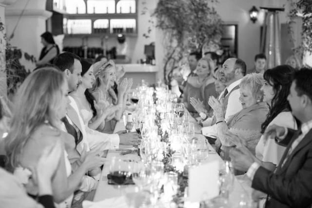 Black & White Table of Guests for Kelly & Jason’s Wedding