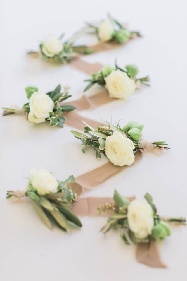 Lapel Flower at Evelyn & Gus' Wedding