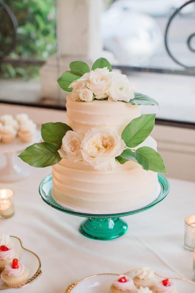 Wedding Cake at Evelyn & Gus' Wedding