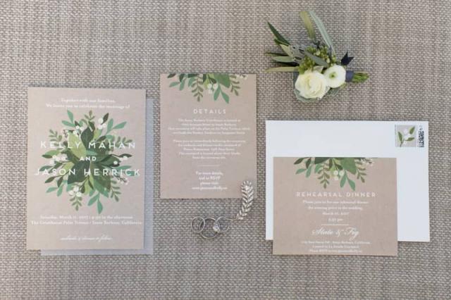 Invitations for Kelly & Jason’s Wedding