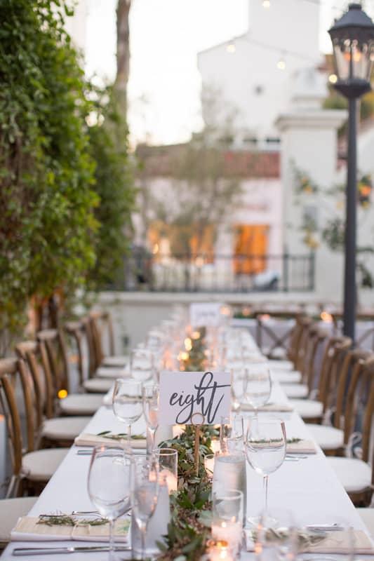 Guest Table for Kelly & Jason’s Wedding