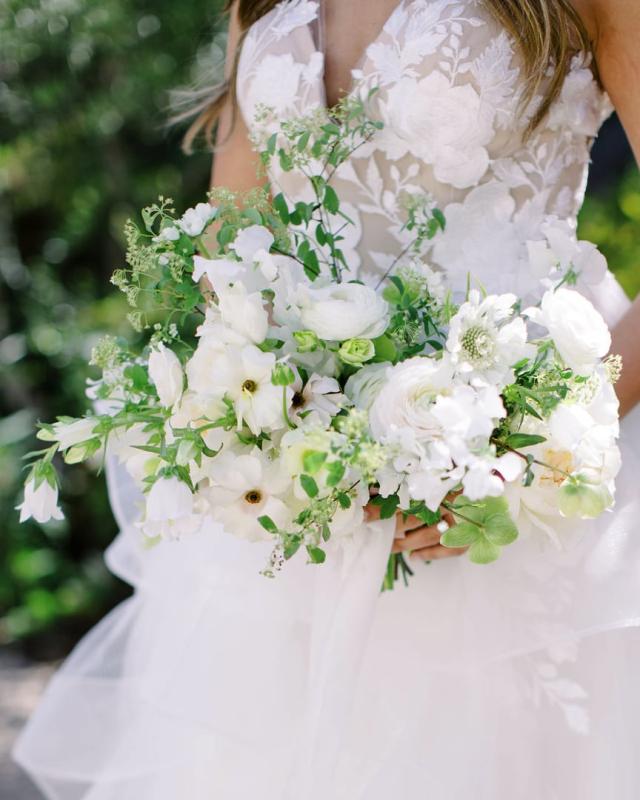 Close up of wedding bouquet for Jammie & Duncan's Wedding