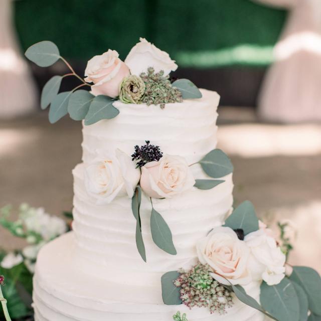 Close Up of Cake for Karen & Andy’s Wedding